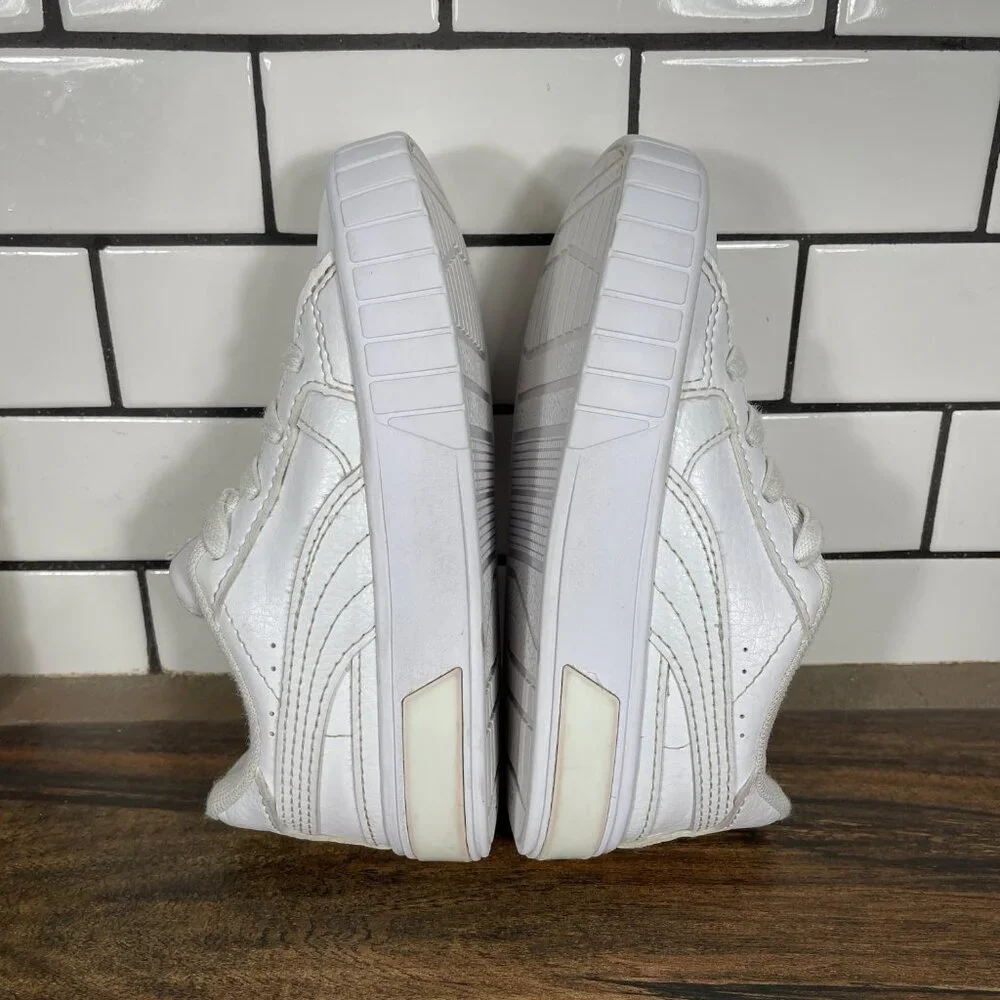 Puma Cali Star Toddler Boys Size 9C Shoes White Faux Leather Slip On Sneakers